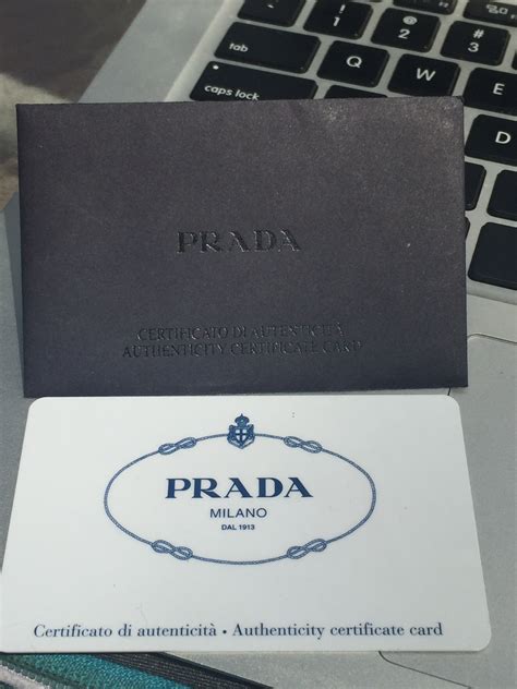 fake authenticity card prada|prada card authenticity check.